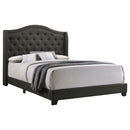 Maassluis - Bed With Button Tufted Headboard