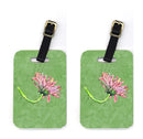 Gerber Daisy Pink Luggage Tag