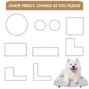 16 Panels Heavy Duty Metal Playpen with door,31.7"H Dog Fence Pet Exercise Pen for Outdoor