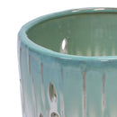 Set of 2 Ceramic Flowerpots with Drainage Hole by HouseOfZazla
