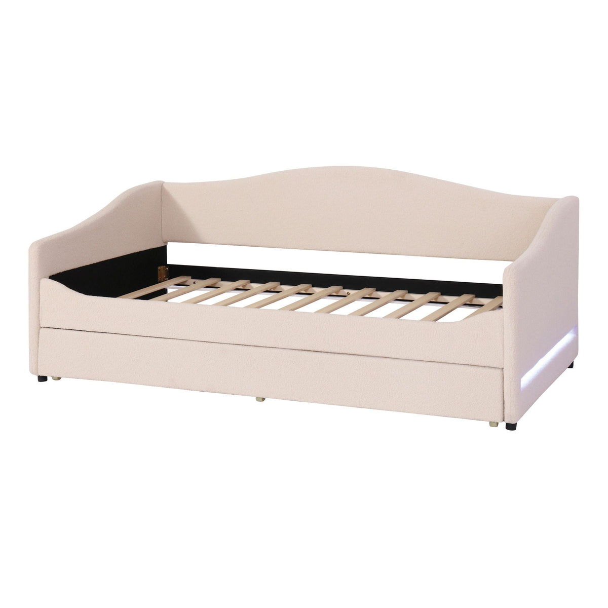 Design Upholstered Daybed With Light And Trundle, photo 5 of 21