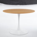Mid-Century Tulip Dining Table With Round Top