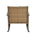 3pcs Rocking Rattan Chair Set in Grey by HouseOfZazla