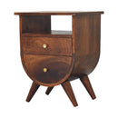 Split - Bedside Table - Chestnut by HouseOfZazla