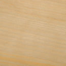 X-Frame Console Table, Angled Cross Leg Design, Rounded Edges - Natural by HouseOfZazla