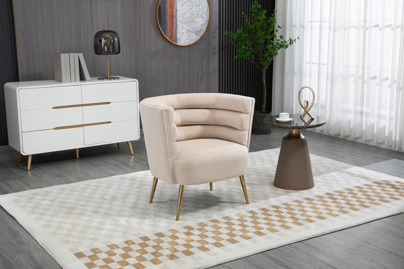 Accent Chair, leisure single chair with Golden feet