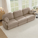 105" Chenille Cloud 3-Seater Sofa