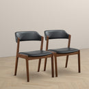 Enzo - Dining Chair (Set of 2) - Black / Brown by Unique Piece Furniture