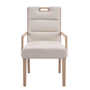 Upholstered Dining Chairs with Armrests by HouseOfZazla