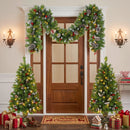 Pre-Lit Xmas Tree Artificial Christmas 3-Piece Set