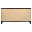 Kaywood 6-drawer Dresser Cabinet Natural Pine