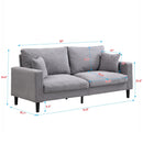 Modern Upholstered 2 Piece Sofa Set With 3 Seater And 2 Seater by Unique Piece Furniture