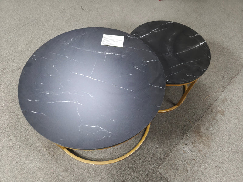 27.6in Nesting Coffee Table Set of 2, photo 3 of 10