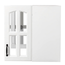 Wall Cabinet with Glass Door and Adjustable Shelves by HouseOfZazla