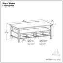 Warm Shaker - Handcrafted Table by Unique Piece Furniture