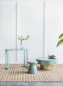 Unique Capiz Coffee Table & Pedestal Base by HouseOfZazla