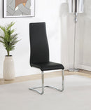Montclair Upholstered Dining Side Chair Black (Set of 4)
