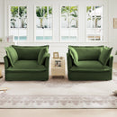 Set of 2 Slipcovered Armchairs