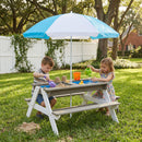 Kids Picnic Table With Sand and Water Table Conversion by HouseOfZazla