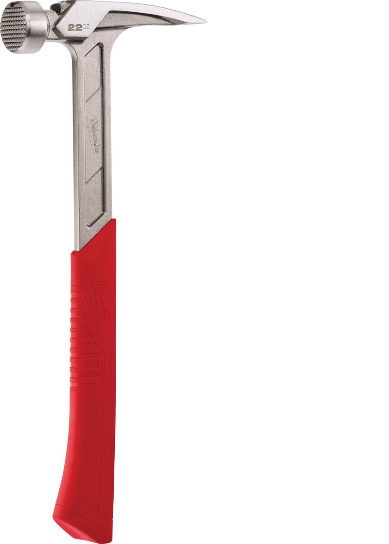 Milwaukee 48-22-9022 22 oz Milled Face Framing Hammer