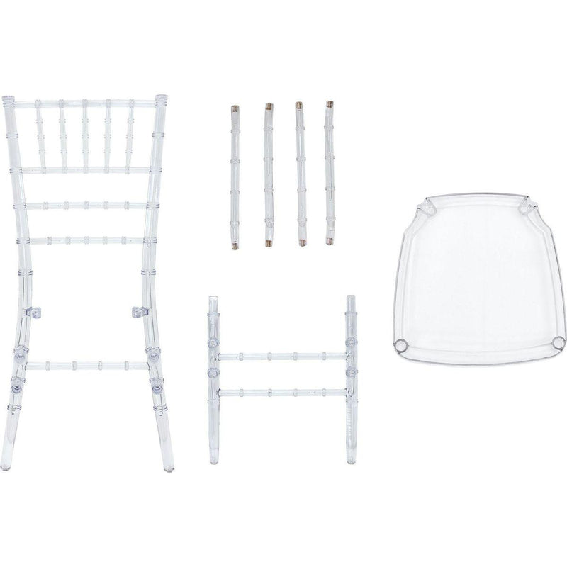 SIMPLE AND BEAUTIFUL TRANSPARENT BAMBOO CHAIR WEDDING PARTY CAN BE APPLIED TMSGY-4.