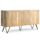 Hunter - 3 Door Sideboard Buffet With Hairpin Legs - Natural