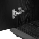 Distinctive Features of a Four-Door Cabinet Sideboard with Ash Veneer suitable for Hallway, Entryway, Living Room