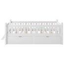 Platform Bed With Guardrail And 2 Drawers by HouseOfZazla