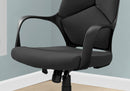 Office Swivel Chair, Adjustable Height, Ergonomic, Armrests, Contemporary & Modern by HouseOfZazla