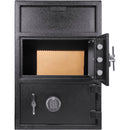 Digital Keypad 2 Lock Depository Safe 1 6 2 Cubic Ft - Black by HouseOfZazla