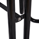Round Outdoor Steel Picnic Table With Umbrella Pole by HouseOfZazla
