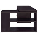 Tona - L-Shape Computer Desk With 3 Drawers And 5 Shelves