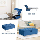 Folding Ottoman Sleeper Bed with Mattress for Guest Bed and Office Nap by LJGDeals
