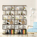 6 Tier S-Shaped Bookshelf Storage Display Bookcase Decor Z-Shelf by LJGDeals