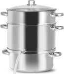 11-Quart Stainless Steel Fruit Juicer Steamer by LJGDeals