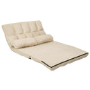6-Position Foldable Floor Sofa Bed with Detachable Cloth Cover by LJGDeals