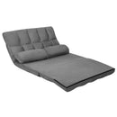 6-Position Foldable Floor Sofa Bed with Detachable Cloth Cover by LJGDeals
