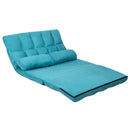 6-Position Foldable Floor Sofa Bed with Detachable Cloth Cover by LJGDeals