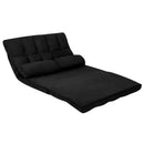 6-Position Foldable Floor Sofa Bed with Detachable Cloth Cover by LJGDeals