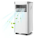 8000 BTU 3-in-1 Portable Air Conditioner with Remote Control-White by LJGDeals