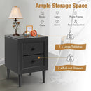 Multipurpose Retro Bedside Nightstand by LJGDeals