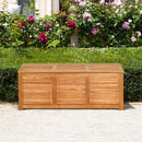 46 Gallon Acacia Wood Storage Bench Box for Patio Garden Deck by LJGDeals