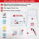 64oz Mylar Bags  — 50 Count   7.5 mil per side (≈15 mil total)