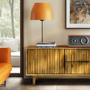 Bosk Wood Fluted TV Stand by Megsu