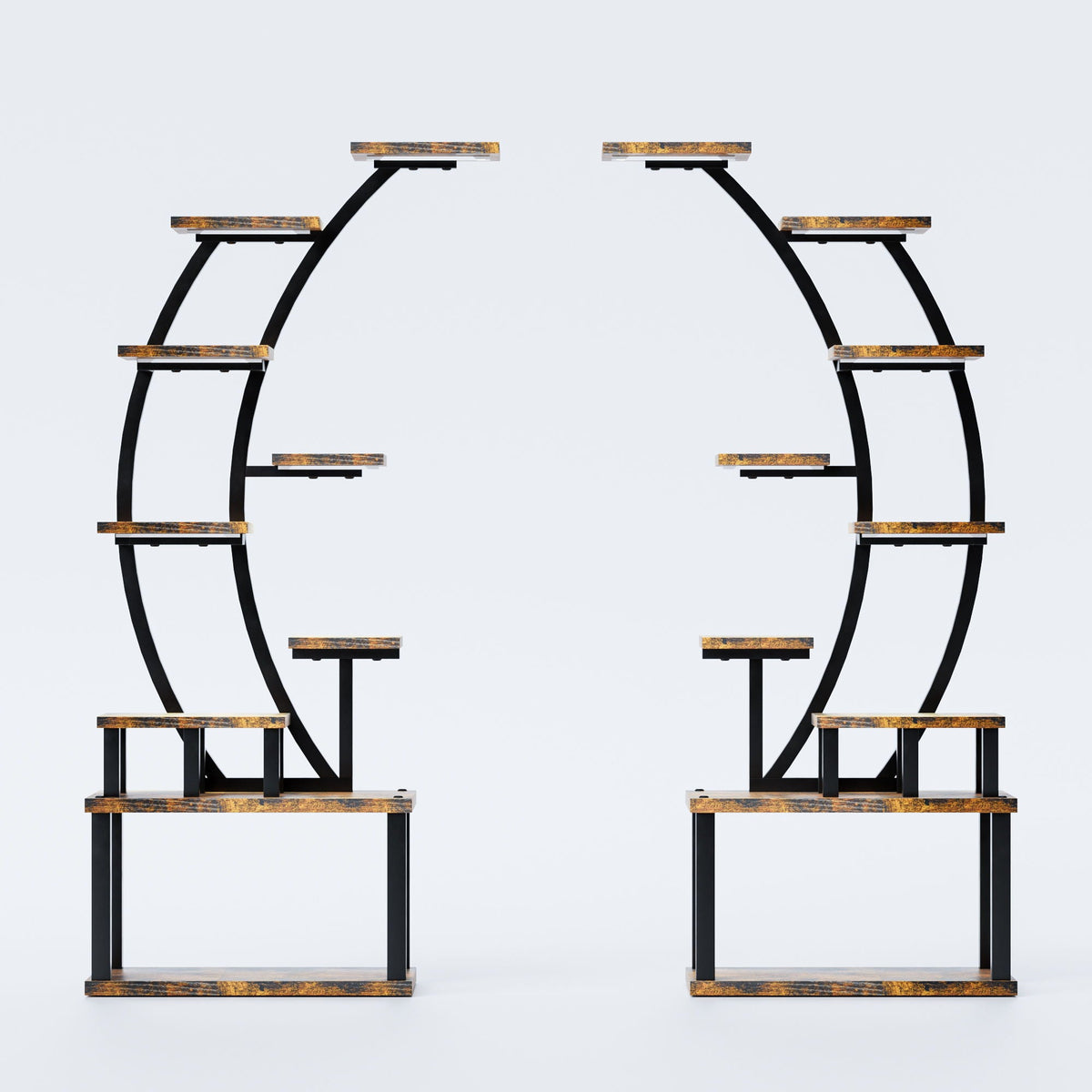 9 Tiered Indoor Plant Stand With 5 Adjustable Grow Lights, photo 3 of 29