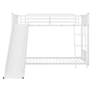 Metal Bunk Bed With Slide, Durable Steel Frame