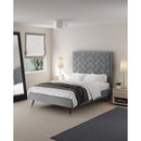 Crosby - Bed With Upholstered Headboard And Slats by HouseOfZazla