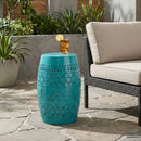 Ruby 12" Metal Outdoor Side Table