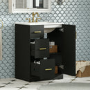 Bathroom Vanity With Under Mount Sink, 2 Drawers And Soft Closing Door by HouseOfZazla