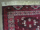 7' X 10' Antique Handmade Yamud Turkoman Wool Rug Excellent